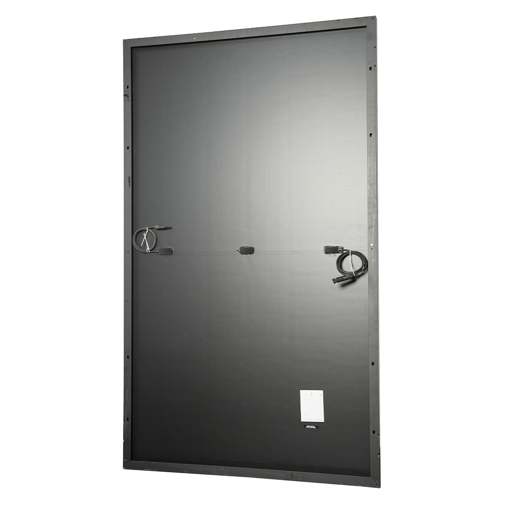 M166H660 350-385W Verre Simple Tout Noir